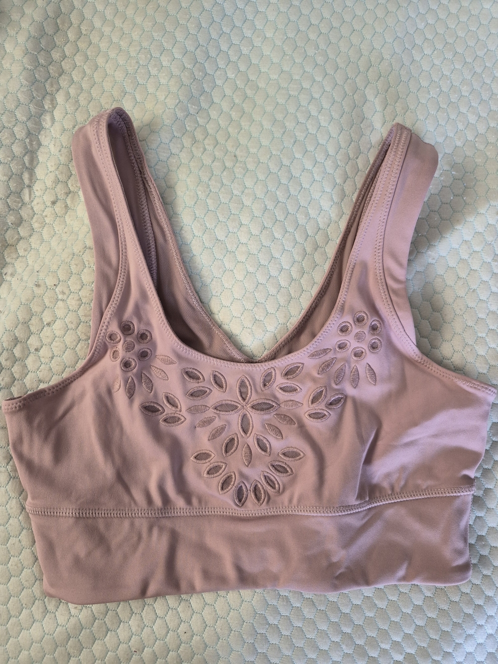 FP Movement by Free People Mauve Cutout Sports Bra
